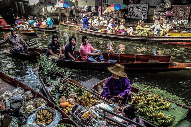 Bangkok Damneon Saduak Floating Market and Erawan Falls Tour - Additional Surcharge for Hotel Pickup
