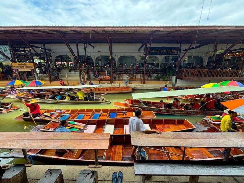 Bangkok: Damnoen Saduak Adventure & Maeklong Railway Market - Itinerary and Locations