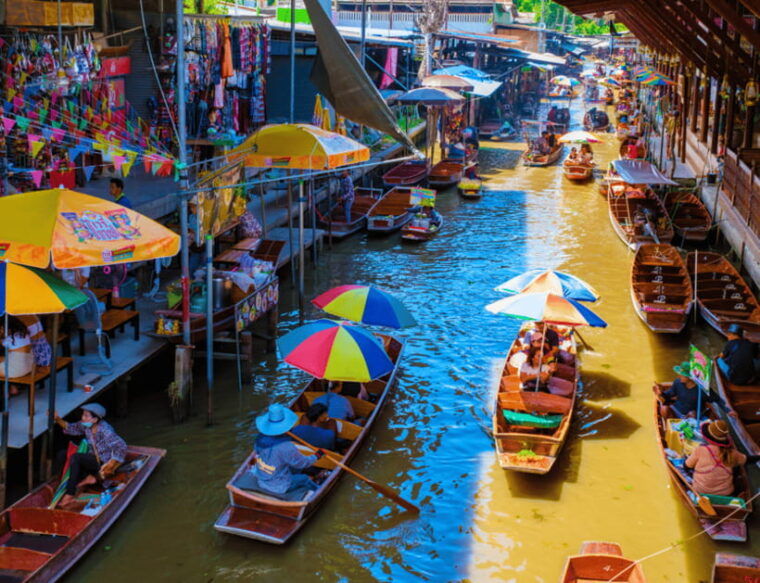 Bangkok: Damnoen Saduak Floating & Maeklong Railway Markets - Tour Inclusions