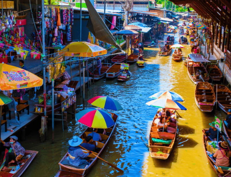 Bangkok: Damnoen Saduak Floating Market & Train Market Tour - Good To Know