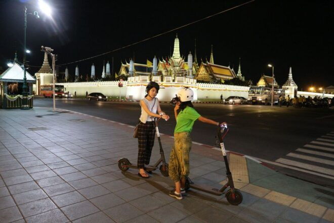 Bangkok: E-Scooter Night Tour With Local Street Food - Detailed Itinerary