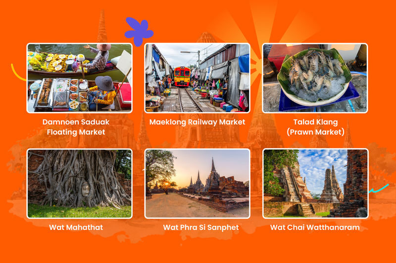 Bangkok Floating Market & Ayutthaya UNESCO Private Full-Day Tour - Lunch, snacks, and small local discoveries