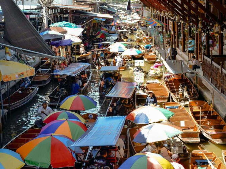 Bangkok: Floating Market, Dragon Temple, Na Satta Museum - Dragon Temple (Wat Samphran)