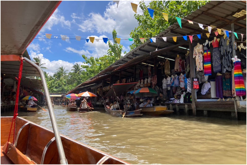 Bangkok Full-Day Maeklong Railway & Floating Market Experience - The floating market is a change of pace
