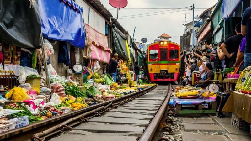 Bangkok highlight: Floating Market, Train Market & Ayutthaya - Transportation and Logistics
