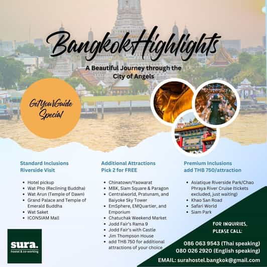 Bangkok Highlights Tour: City Temples and Beyond - Key Points