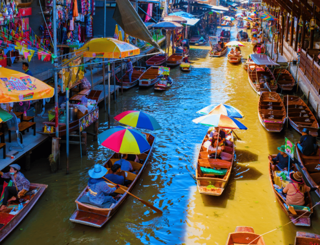 Bangkok: Highlights Tour With Grand Palace & Floating Market - Floating Market Adventure