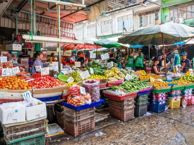 Bangkok: Khlong Toei Market & Bang Krachao Island Bike Tour - Highlights