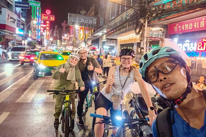 Bangkok Night Bike Tour Including Transfer & Dinner - Viator Information and Booking Details