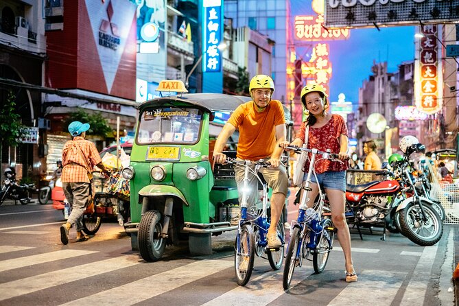 Bangkok Night Bike Tour Including Transfer & Dinner - Common Questions