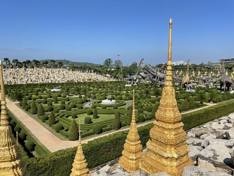 Bangkok Nong Nooch & Sanctuary of Truth Full-Day City Highlights Tour - Nong Nooch: beautiful, but bigger than a quick stroll