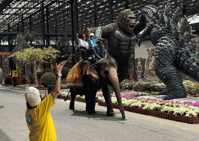 Bangkok Nong Nooch & Sanctuary of Truth Full-Day City Highlights Tour - MongChang Cafe: lunch, elephants, and possible add-ons