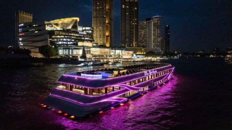 Bangkok: Opulence Luxury Buffet Dinner Cruise with Live Band - The Itinerary and Sightseeing Highlights