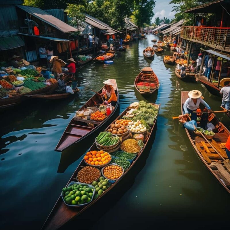 Bangkok: Railway + Floating Market + Wat Bangkung Tour - Good To Know