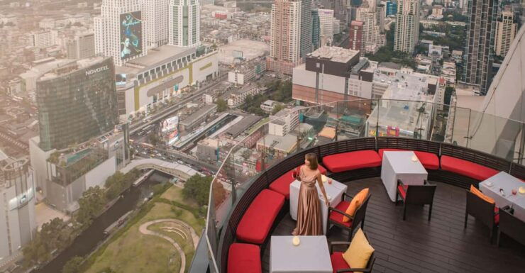 Bangkok: Red Sky Restaurant 55th Floor - Key Points