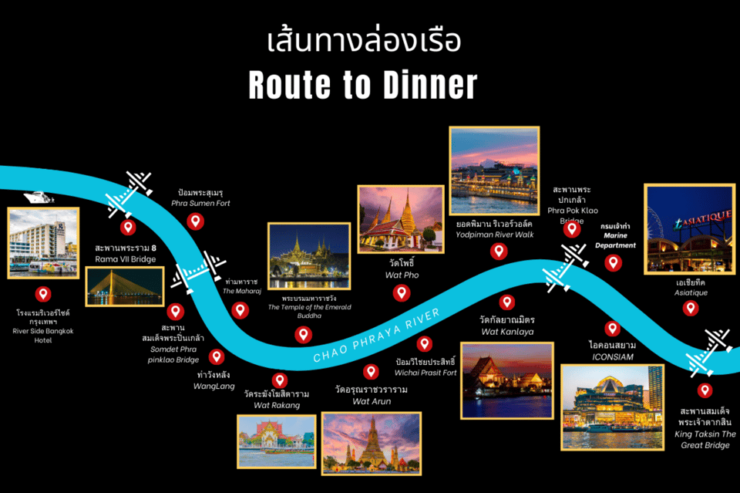 Bangkok: Riverside Dinner Buffet Cruise On Chao Phraya - Itinerary and Scenic Highlights