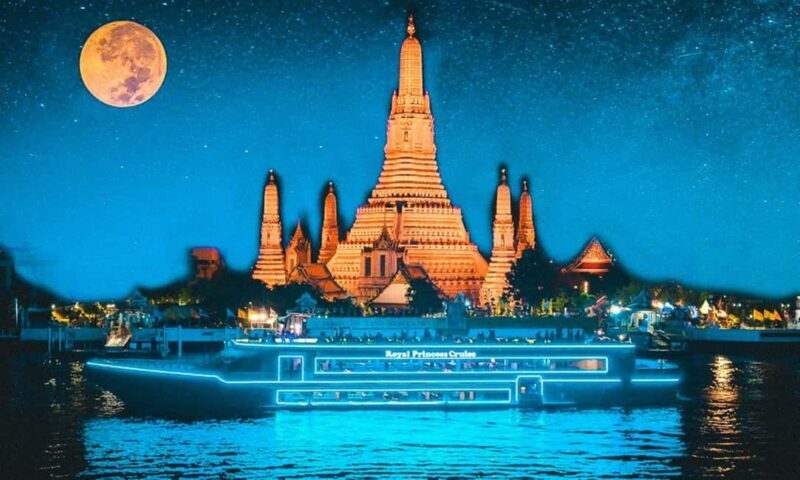 Bangkok: Royal Princess Cruise with Buffet Dinner & Show - The Live Band and Evening Vibe
