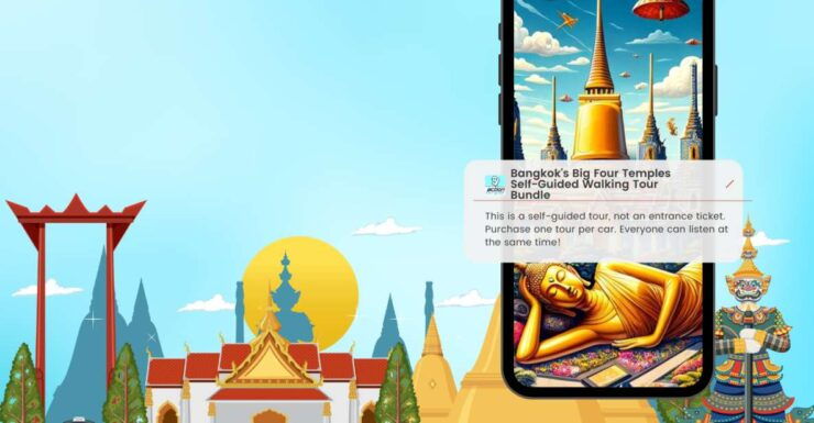 Bangkok: Self-Guided Walking Audio Tour of Top 4 Temples - Temple Itinerary