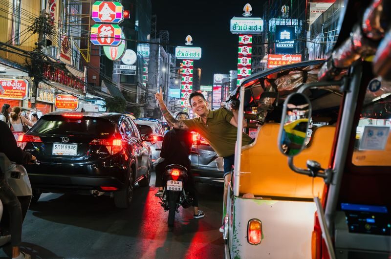 Bangkok: Street Food and Night Lights by Tuk Tuk - A food tour with a city ride attached