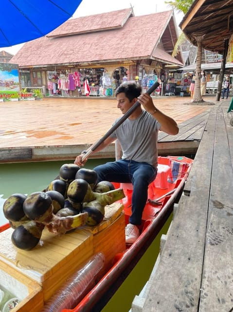 Bangkok: Train + Water Market With Wat Arun - Key Points