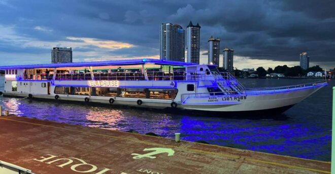 Bangkok: VELA Dinner Cruise Ticket - Full Description