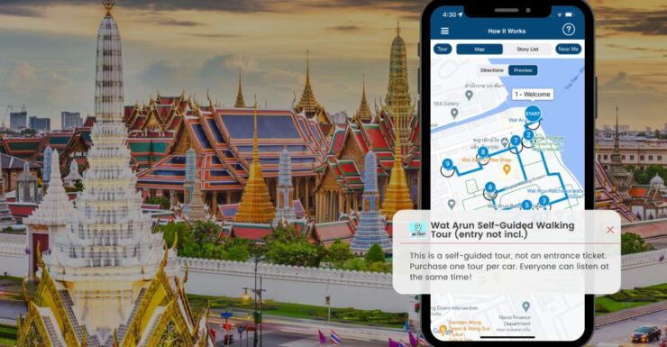Bangkok: Wat Arun Self-Guided Audio Tour - Booking Details for Wat Arun Tour