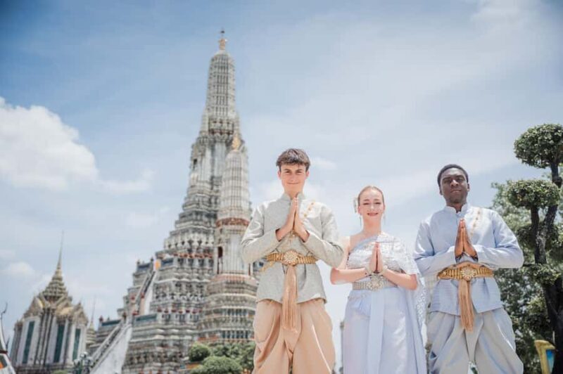 Bangkok: Wat Arun Tour w/ Costume & Coconut Pancake Class - FAQ