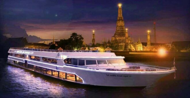 Bangkok: White Orchid Chao Phraya Dinner Cruise - Dining Experience Details