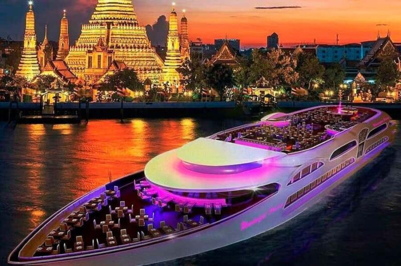 Bangkok: Wonderful Pearl Luxury Romantic Dinner Cruise - What You Can Expect on the Cruise
