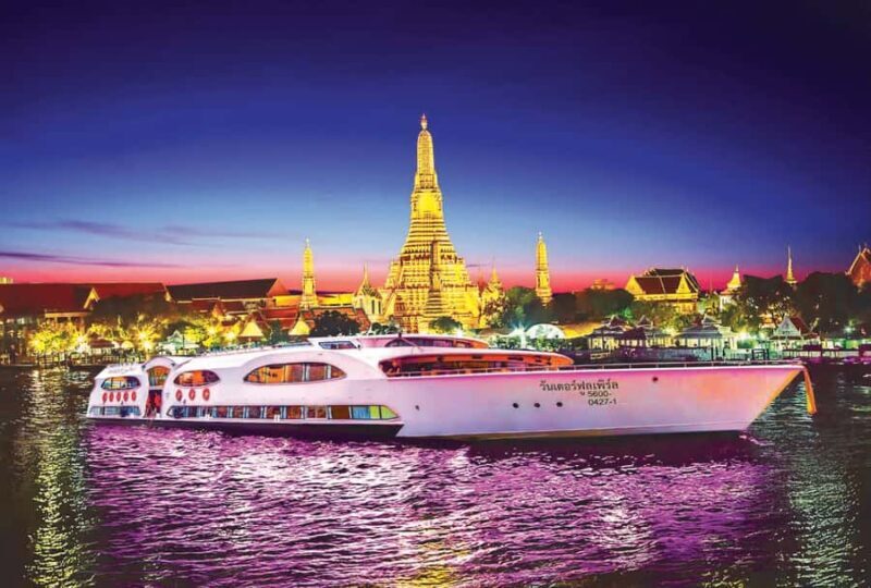 Bangkok: Wonderful Pearl Luxury Romantic Dinner Cruise - An Elegant Dinner on the Water