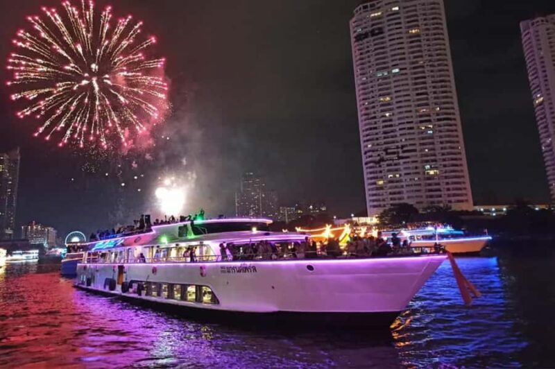 Bangkok: Wonderful Pearl Luxury Romantic Dinner Cruise - The Itinerary and Scenic Highlights