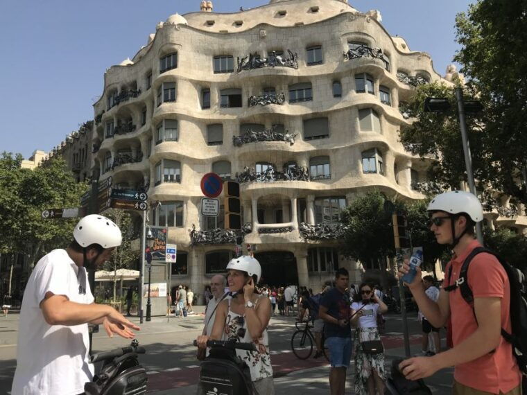 Barcelona: 2.5-Hour Gaudí Segway Tour - Taking in Gràcias Bohemian Charm