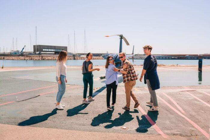 Barcelona 360: Flying, Sailing & Walking Guided Small Group - Soaring Over Barcelona