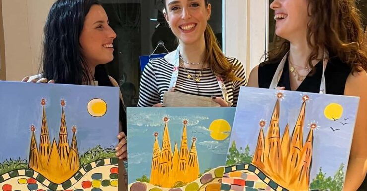 Barcelona: a Creative Experience, With Wine! Sip&Paint - Good To Know