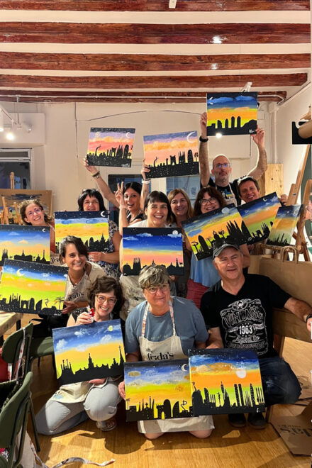Barcelona: a Creative Experience, With Wine! Sip&Paint - Participant Information