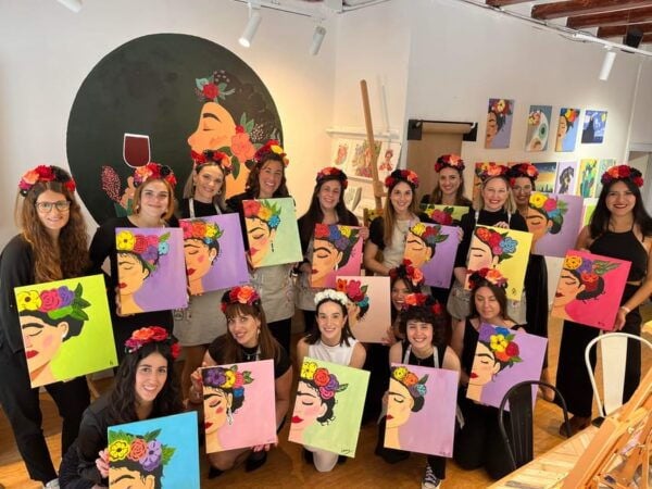 Barcelona: a Creative Experience, With Wine! Sip&Paint - Cost and Duration