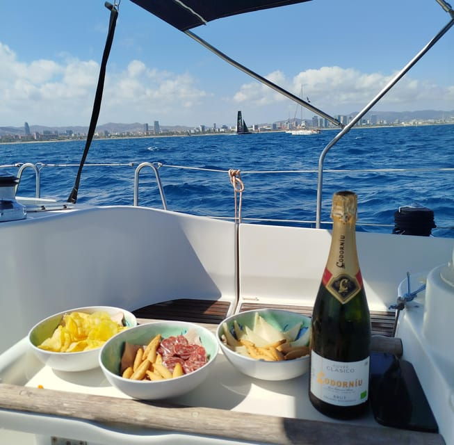 Barcelona Badalona : Sailboat Tour, Snacks, Drinks, Swimming - Included Amenities