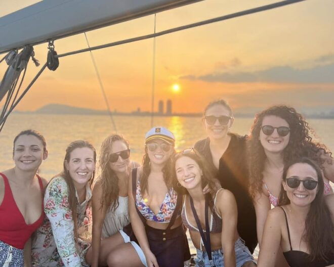 Barcelona: Coastline Sailing With Swim Toys W/ Food & Drinks - Meeting Point and Details