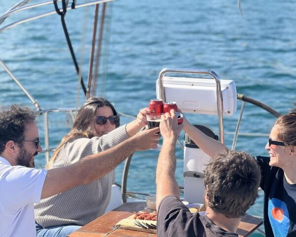 Barcelona: Coastline Sailing With Swim Toys W/ Food & Drinks - Swimming and Snorkeling Stop
