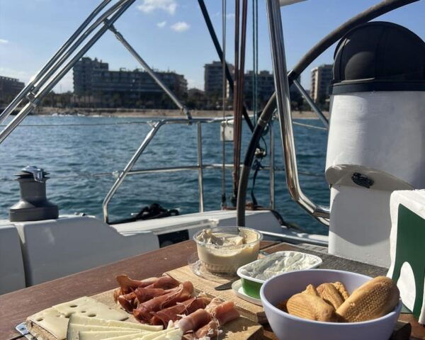 Barcelona: Coastline Sailing With Swim Toys W/ Food & Drinks - Onboard Activities and Refreshments