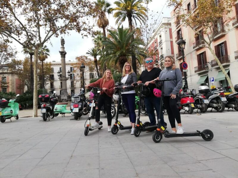 Barcelona: Electric Scooter Tour Along the Promenade and Parks - Good To Know