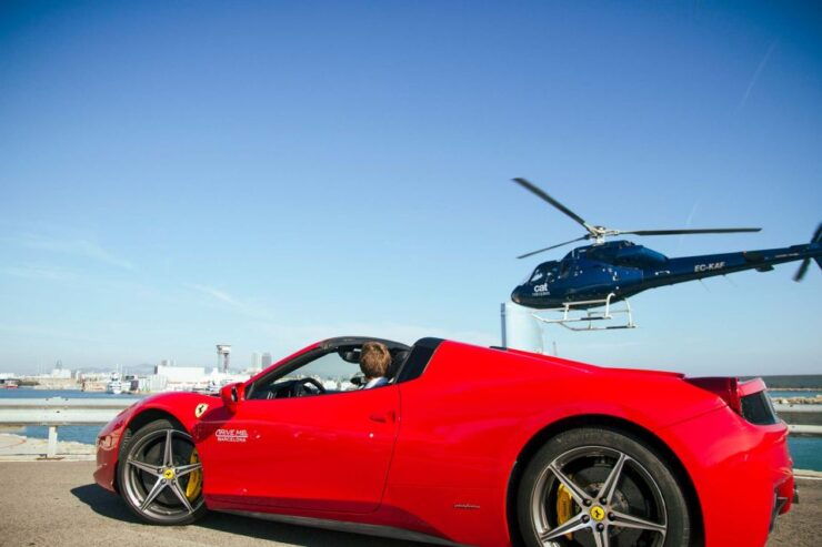 Barcelona: Ferrari Driving and Helicopter Experience - Experience Details