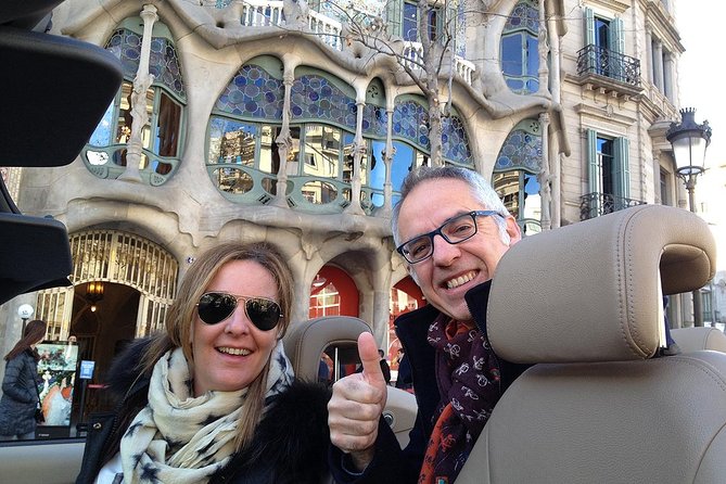 Barcelona Guided Tour in a Convertible - Glide Past the Citys Modernist Monuments