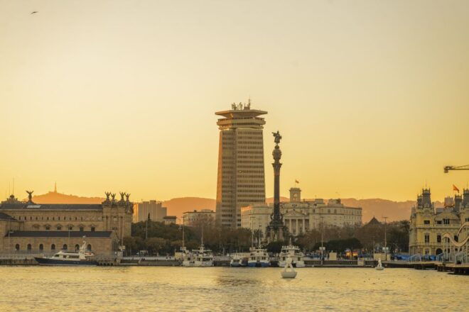 Barcelona: Helicopter, Walking, and Sailing 360º City Tour - Full Description
