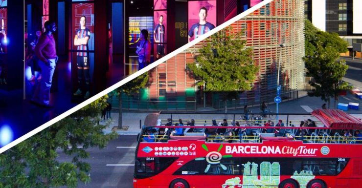 Barcelona Hop-On Hop-Off Bus and FC Barcelona Immersive Tour - Tour Experience