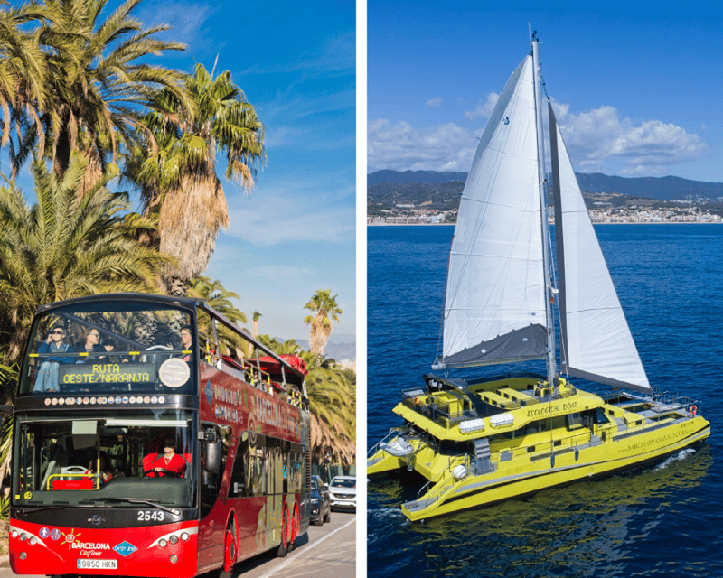 Barcelona: Hop-On Hop-Off Bus With Sailing Cruise - Pricing and Booking Options
