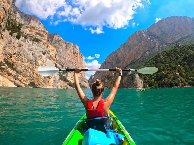 Barcelona: Kayak rental in the Mont-rebei gorge - The Experience in Detail