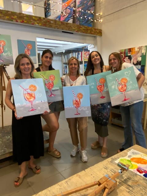 Barcelona: Learn to Paint, Sip Wine, Enjoy Snacks & Music - Materials and Supplies