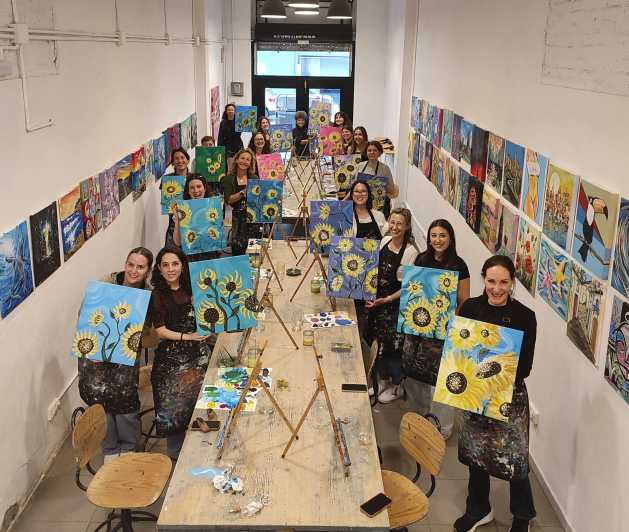 Barcelona: Learn to Paint, Sip Wine, Enjoy Snacks & Music - Guided Instruction and Techniques