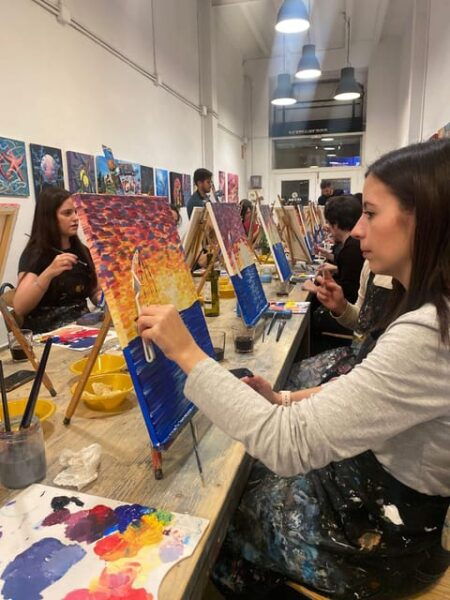 Barcelona: Learn to Paint, Sip Wine, Enjoy Snacks & Music - Unlimited Wine and Snacks